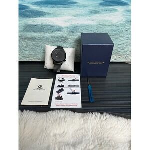 🎁Biden 00 Mens Watch Camera Shutter Aperture Design Black Mesh Band New